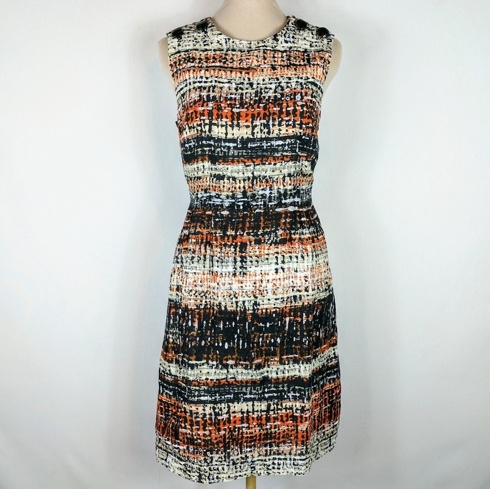 Milly | Cross back linen dress 6